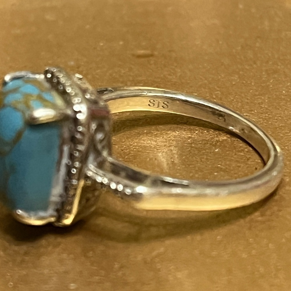 Sterling STS Jewelry Co. Turquoise Ring - Picture 4 of 12